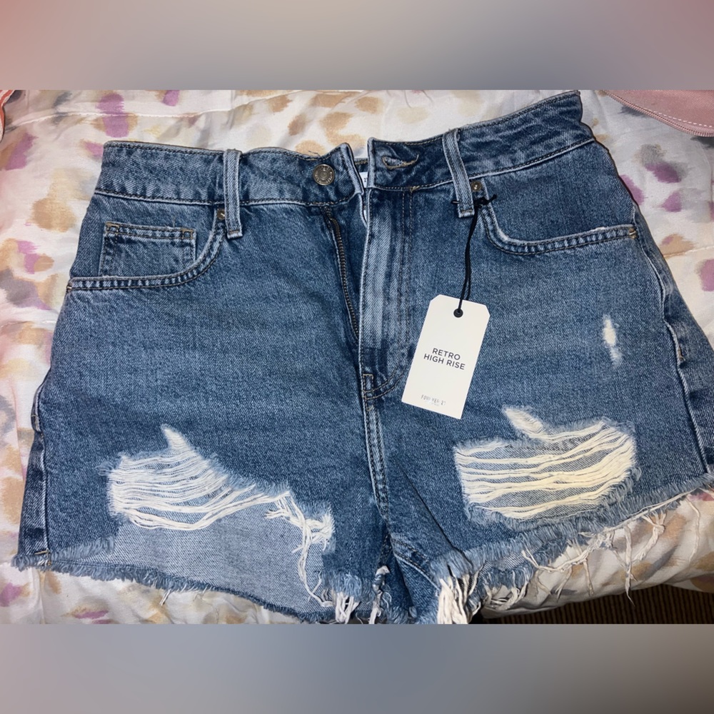 High rise shorts